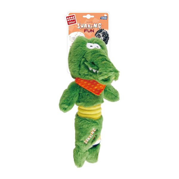 Squeaking Crocodile Shape plush